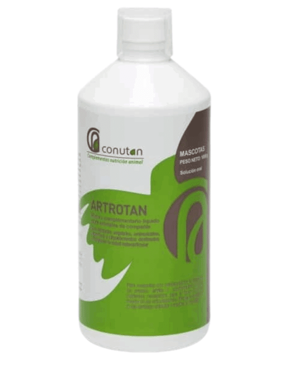 Artrotan 250ml es un antinflamatorio (cúrcuma, boswellia, uña de gato, ruibarbo y astrágalo) que disminuye el dolor osteoarticular