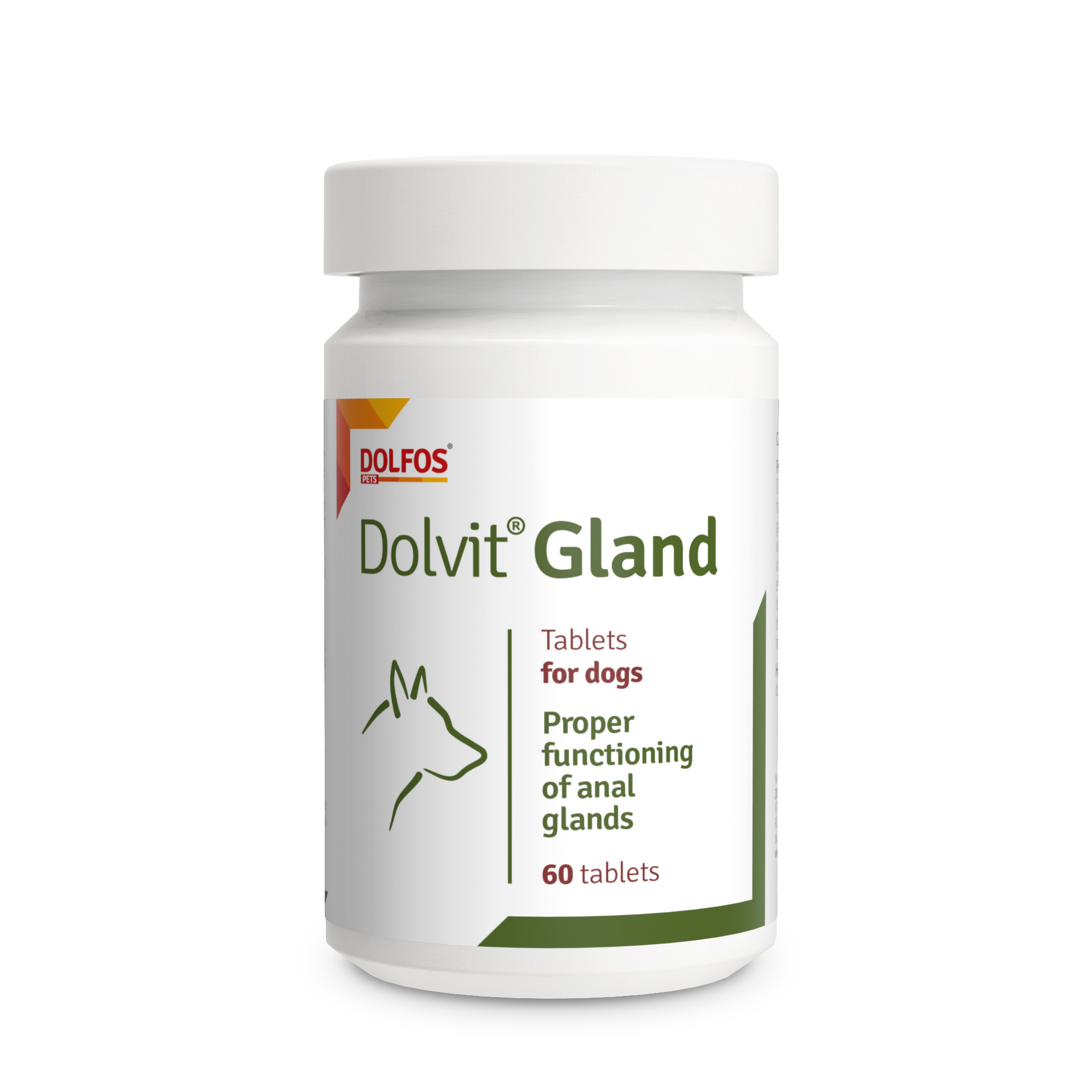 Dolvit Gland glándulas anales perros, es un producto natural para perros que tienen problemas para vaciar las glándulas perianales.