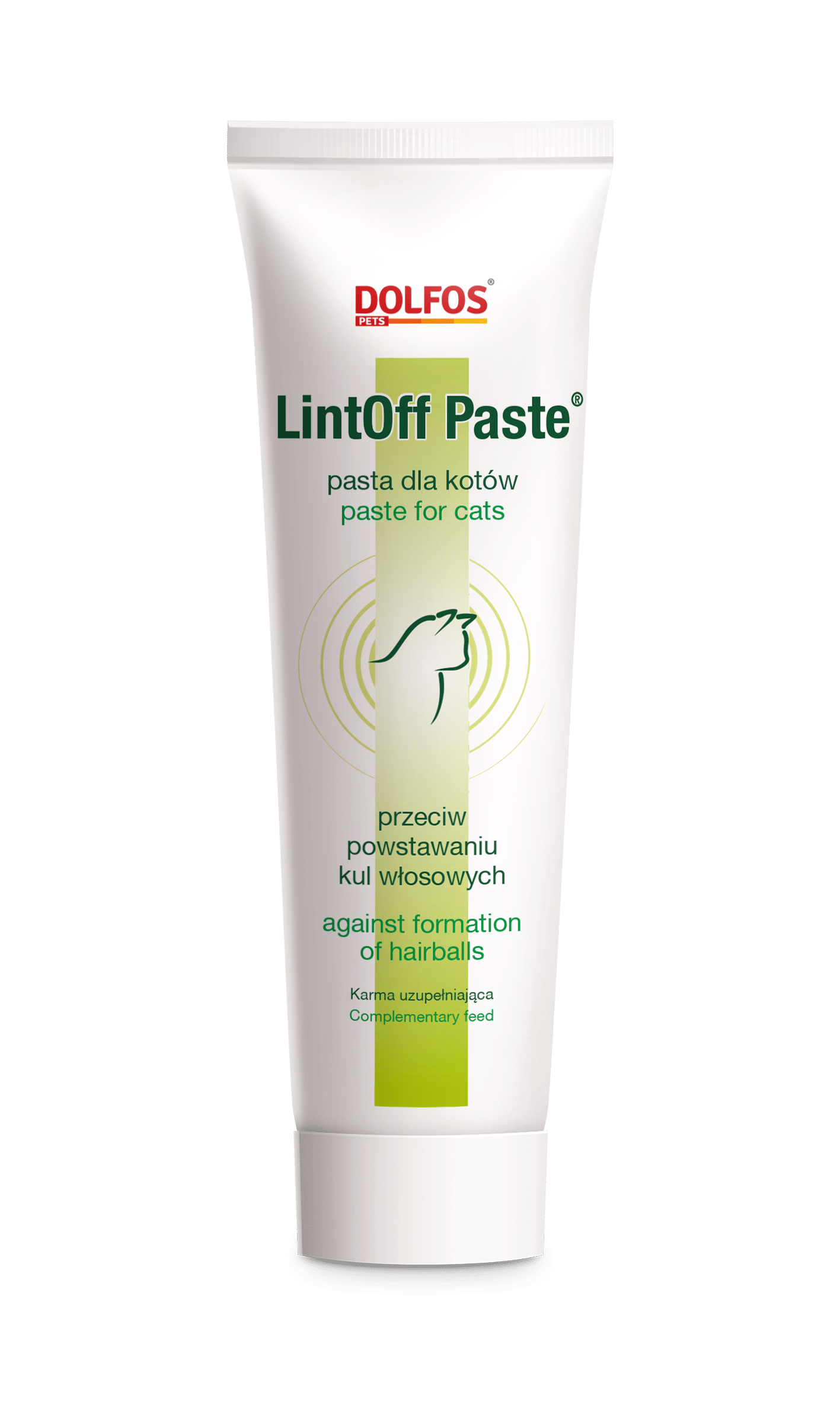 Malta Lintoff Paste for cats is a paste for cats that reduces the formation of hairballs (pilobezoans) in the digestive system.